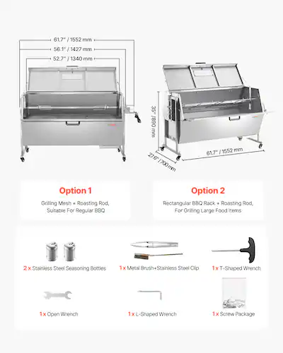VEVOR Outdoor Park Grill 16 x 16 Inch Park Style Houtskoolgrill Grootte van Grilldoos 40,6 x 40,6 x 20,3 cm Verstelbare Park Charcoal Grill, Hoogte Paal 127 cm, voor Houtskoolgrill Wandelen Picknick VEVOR Outdoor Park Grill 16 x 16 Inch Park Style Houtskoolgrill Grootte van Grilldoos 40,6 x 40,6 x 20,3 cm Verstelbare Park Charcoal Grill, Hoogte Paal 127 cm, voor Houtskoolgrill Wandelen Picknick