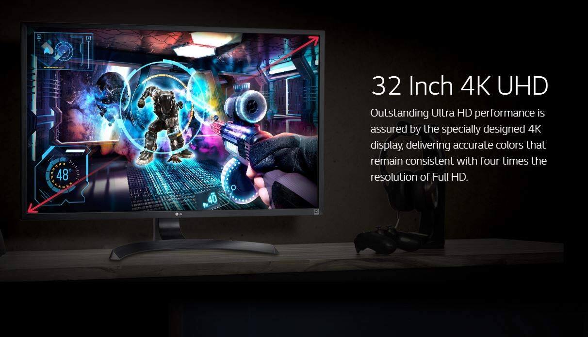 (48 48 Hpr FRNNRT WII 32 Inch 4K UHD Outstanding Ultra HD performance is assured by the specially designed 4K display, delivering accurate colors that remain consistent with four times the resolution of Full HD.