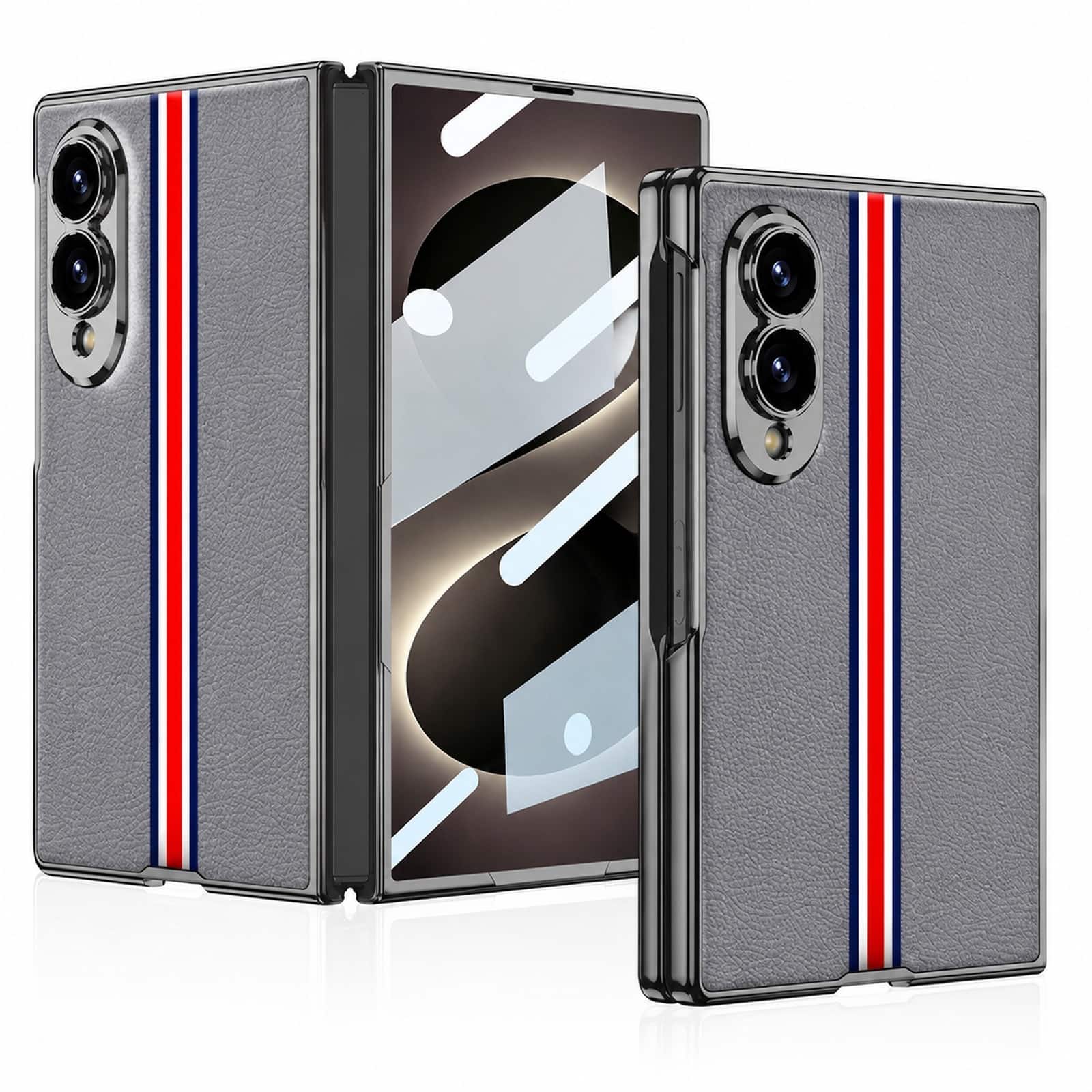 Dteck - Full Body Protection Case For Samsung Galaxy Z Fold 8 with Built-in Screen Protector, Shockproof PU Leather Hard Cover - B price history on PriceWatchPro