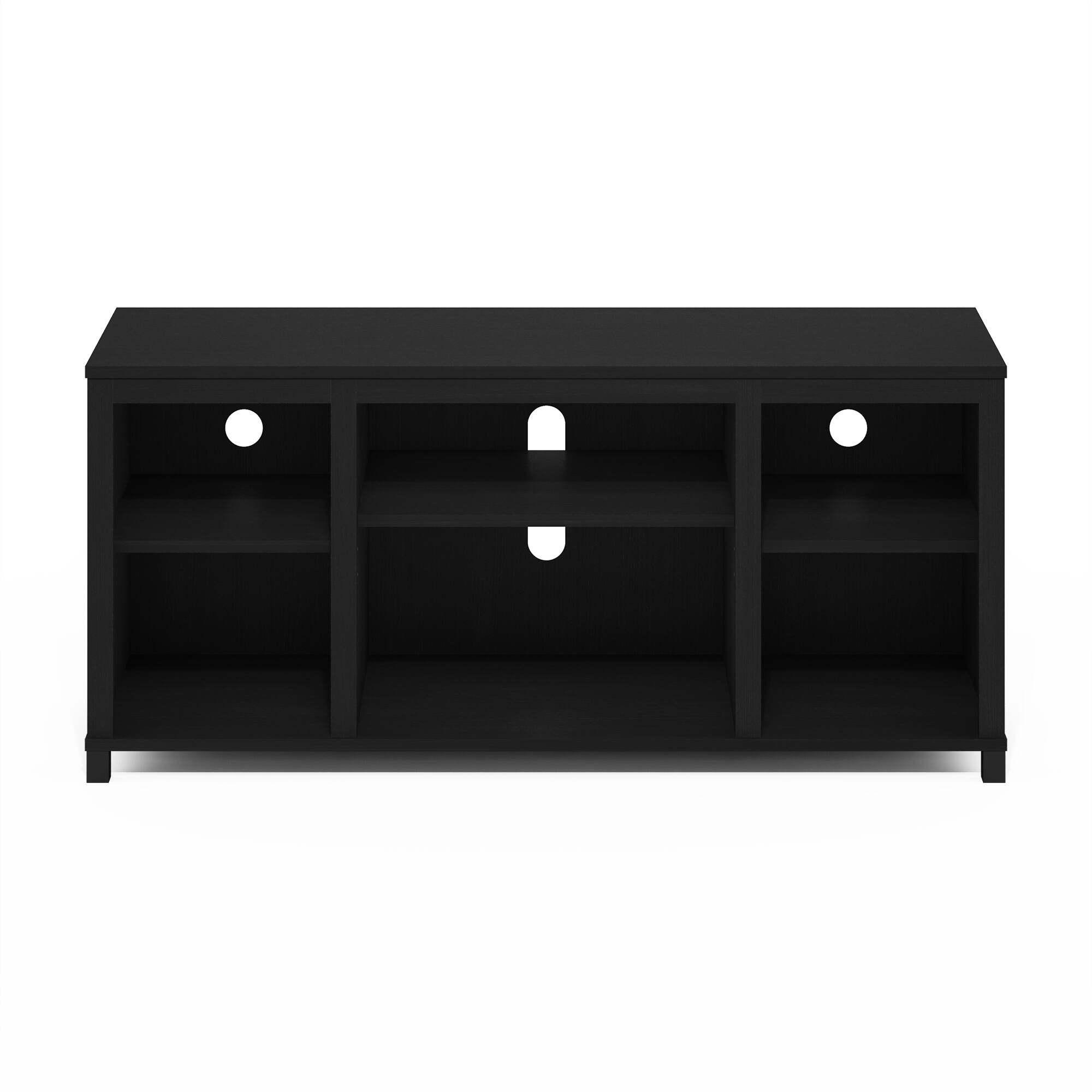 Alt View 2. Furinno - Classic TV Stand with Shelves for TV up to 55 Inch - Americano.