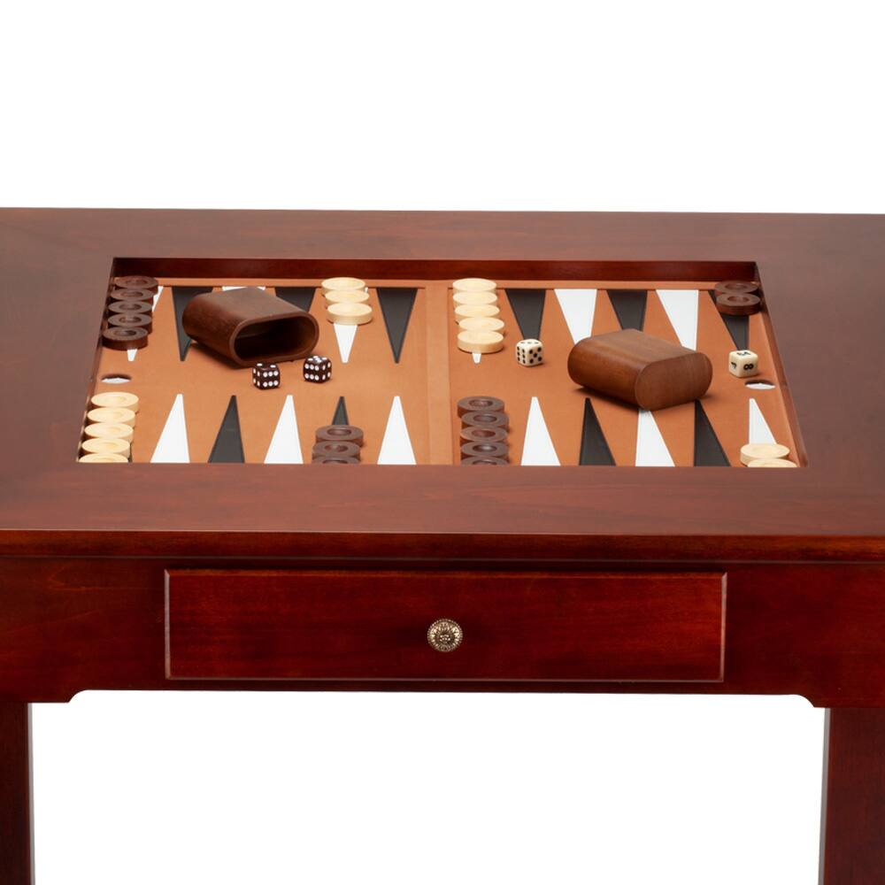 Back. GSE Games & Sports Expert - Solid Wood 4-in-1 Chess Checkers Backgammon and Coffee Table, Chess Checker Backgammon Coffee Table.