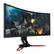 Alt View 13. Acer - Predator Z35 35" LED Curved Ultrawide GSync Monitor - Black.
