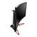 Alt View 15. Acer - Predator Z35 35" LED Curved Ultrawide GSync Monitor - Black.