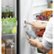 Alt View 12. GE - 24.7 Cu. Ft. French Door Refrigerator - High Gloss White.