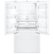 Alt View Zoom 1. GE - 24.7 Cu. Ft. French Door Refrigerator - High gloss white.