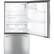 Alt View 3. GE - 24.8 Cu. Ft. Bottom-Freezer Refrigerator - Stainless Steel.