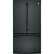 Front. GE - 28.5 Cu. Ft. French Door Refrigerator.