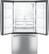 Alt View 2. GE - 24.8 Cu. Ft. French Door Refrigerator - Stainless Steel.