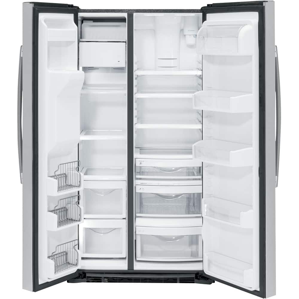 Alt View 13. GE - Profile Series 22.1 Cu. Ft. Side-by-Side Counter-Depth Refrigerator.