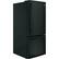 Angle. GE - 21.0 Cu. Ft. Bottom-Freezer Refrigerator - High Gloss Black.