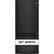 Alt View 2. GE - 21.0 Cu. Ft. Bottom-Freezer Refrigerator - High Gloss Black.