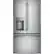Front. GE - 22.2 Cu. Ft. French Door Counter-Depth Refrigerator.