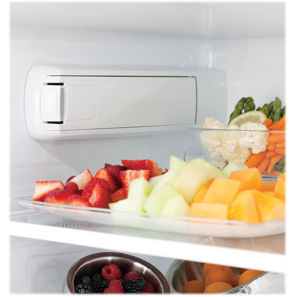 Best Buy: GE 22.2 Cu. Ft. French Door Counter-Depth Refrigerator Stainless steel GYE22HSKSS