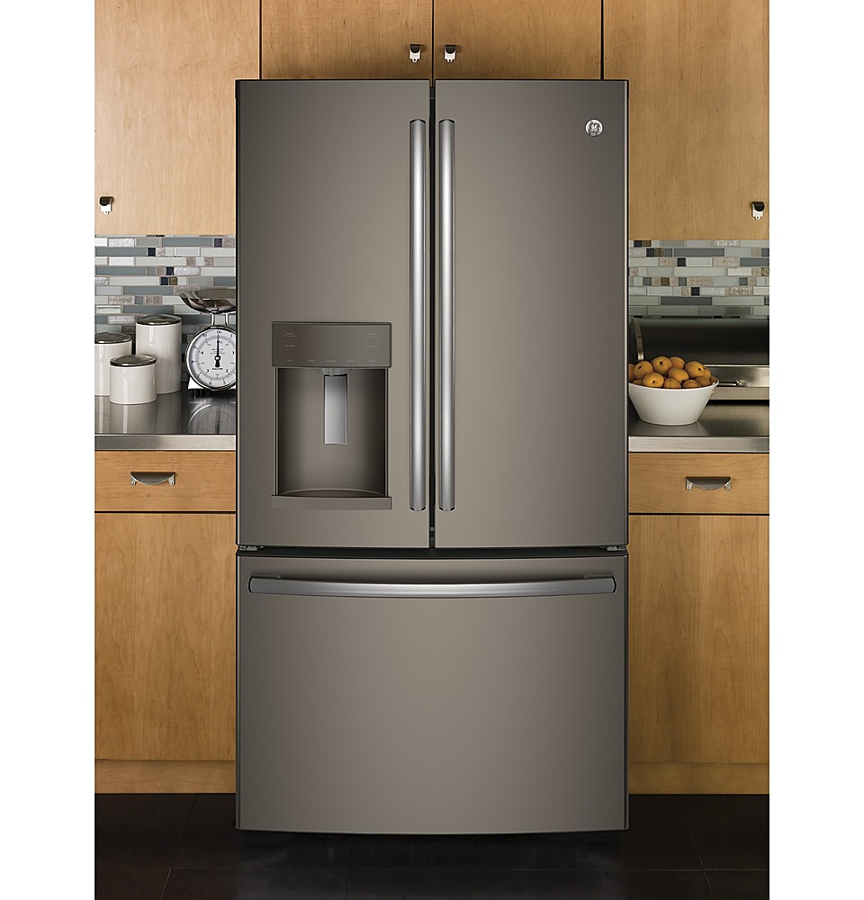 GE Profile 25.8-cu ft-Door French Door Refrigerator with Ice Maker  (Stainless Steel) at