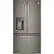 Front. GE - 22.2 Cu. Ft. French Door Counter-Depth Refrigerator.