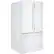 Angle. GE - 28.5 Cu. Ft. French Door Refrigerator - High Gloss White.