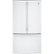 Front Zoom. GE - 28.5 Cu. Ft. French Door Refrigerator - High Gloss White.