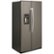 Left. GE - Profile Series 22.1 Cu. Ft. Side-by-Side Counter-Depth Refrigerator.