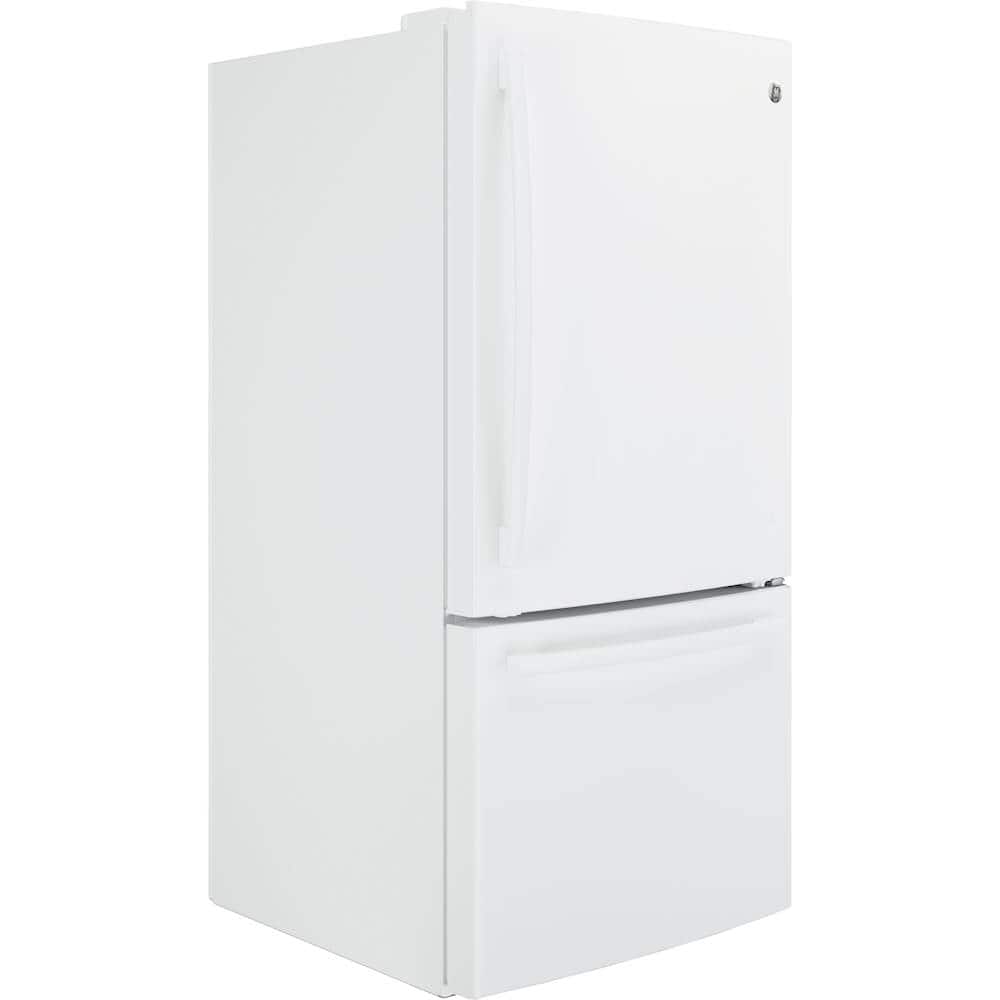 Angle Zoom. GE - 24.9 Cu. Ft. Bottom-Freezer Refrigerator.