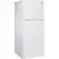 Left. GE - 11.6 Cu. Ft. Top-Freezer Refrigerator - White.