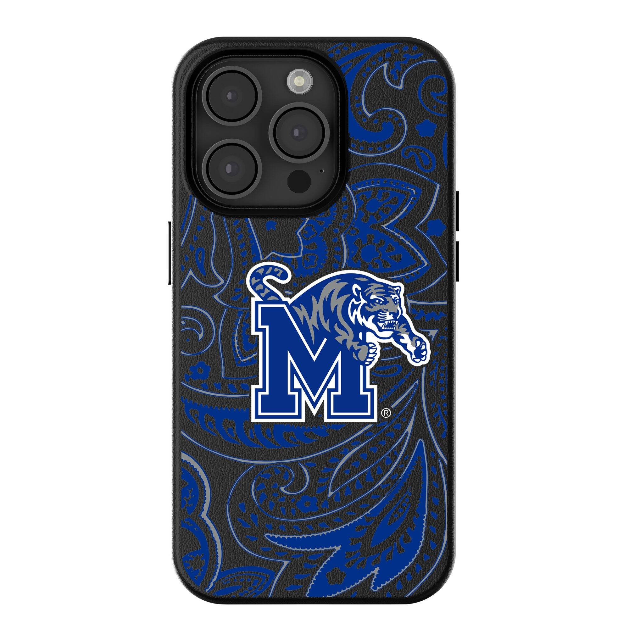 Keyscaper - NCAA - Memphis Tigers Paisley iPhone Magnetic Bump Case - 16 Pro Max - Black price history on PriceWatchPro