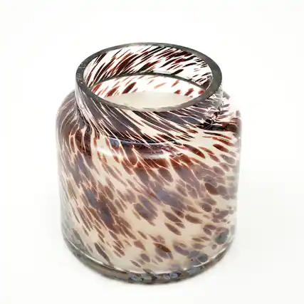 Front. TinyHomie - Splatter Pastel Glow Candle Aromatic Home Office Long Lasting Burn Soothing Fragrance.