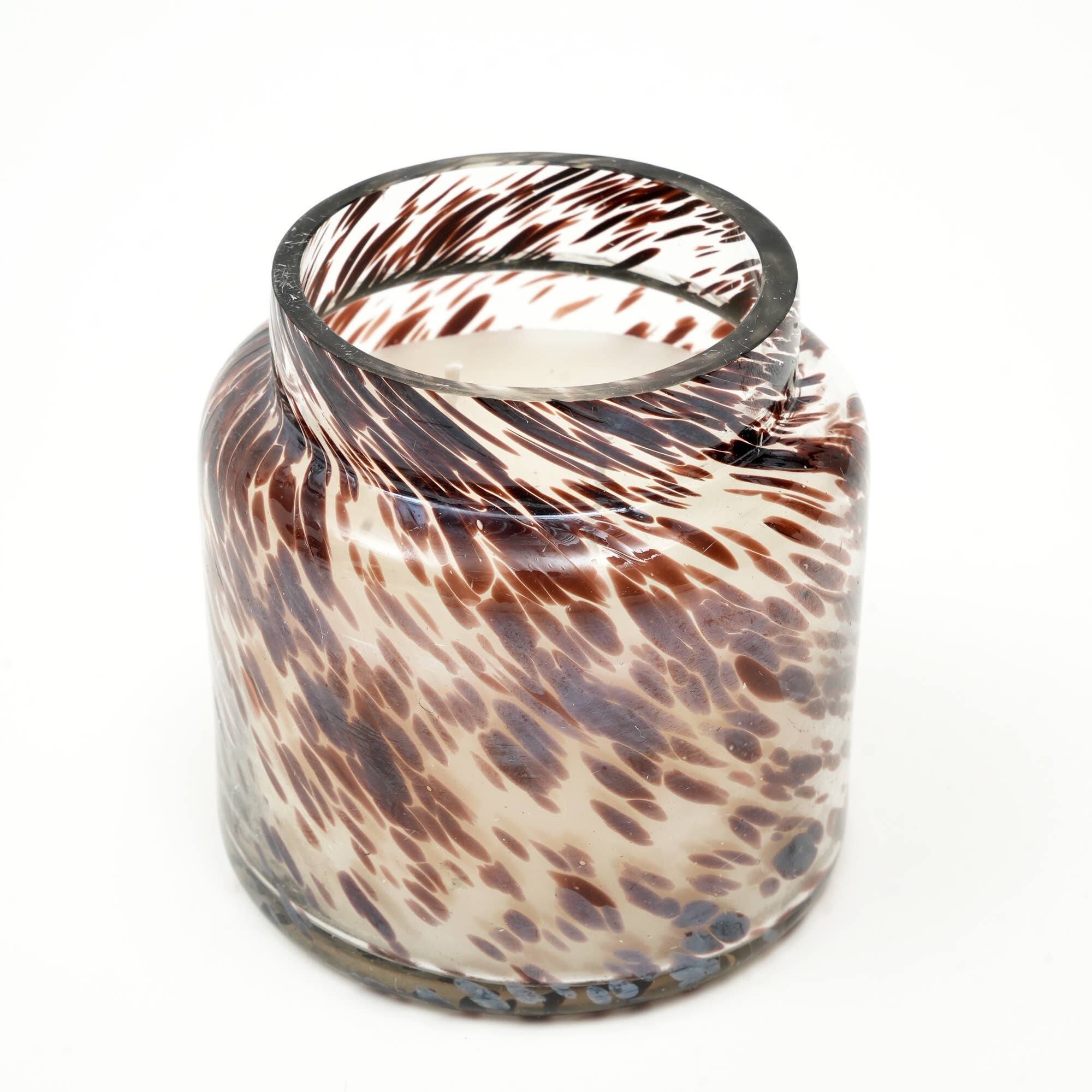 Front. TinyHomie - Splatter Pastel Glow Candle Aromatic Home Office Long Lasting Burn Soothing Fragrance.