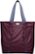 Front Standard. Built NY - City Collection Everyday Shopper Tote - Aubergine.