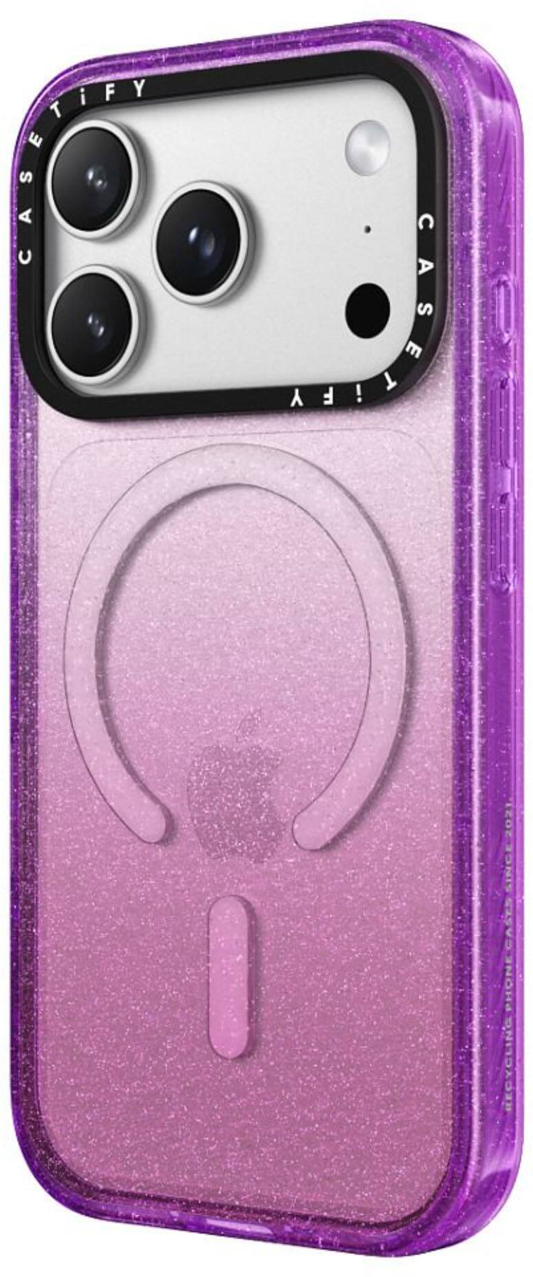 iPhoneアクセサリー CASETiFY iPhone17pro CASETiFY Apple iPhone 17 Pro Impact Case in Glitter Purple