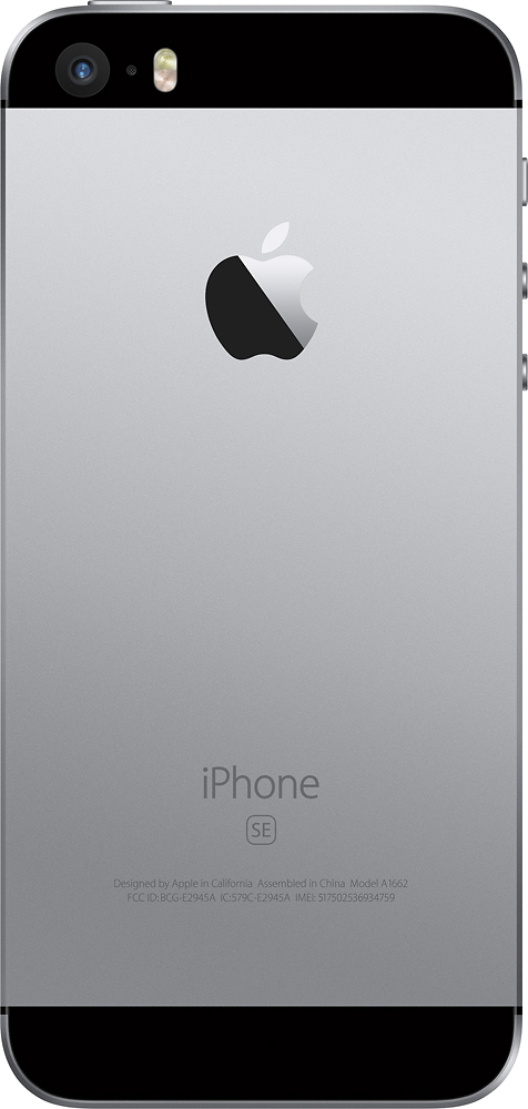 Best Buy Apple Iphone Se 16gb Space Gray Verizon Mlly2ll A
