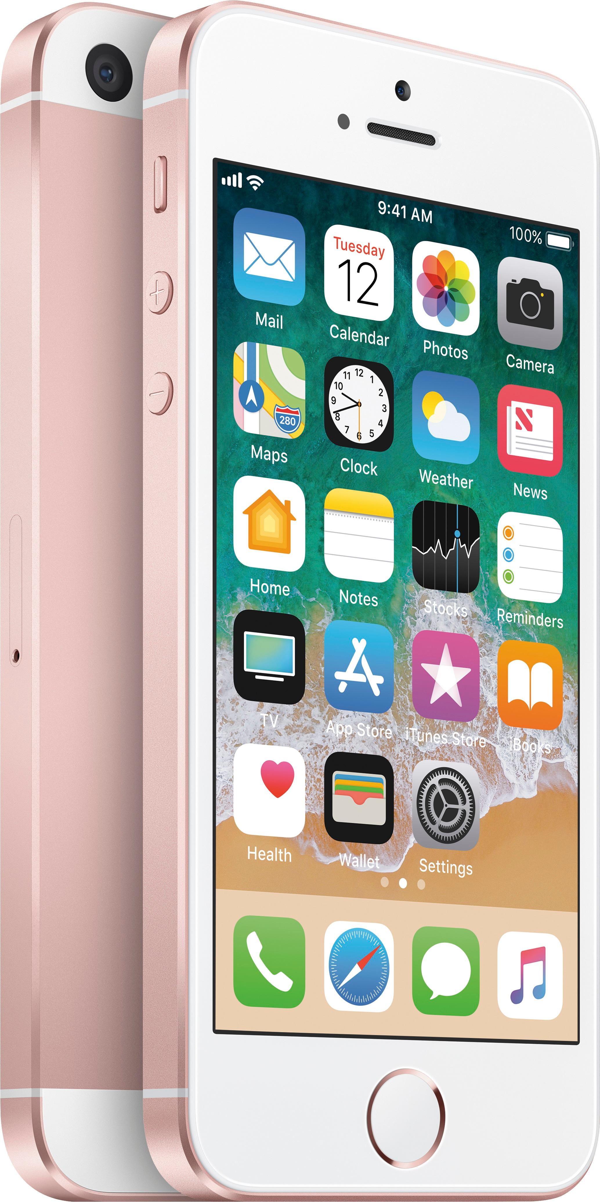 Best Buy Apple iPhone SE 64GB Rose Gold (Verizon) MLY82LL/A
