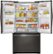 Alt View Zoom 1. LG - 24.1 Cu. Ft. French Door Refrigerator - Black stainless steel.