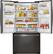Alt View 1. LG - 24.1 Cu. Ft. French Door Refrigerator - Black stainless steel.