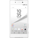Front. Sony - Xperia Z5 4G with 32GB Memory Cell Phone (Unlocked) - White.