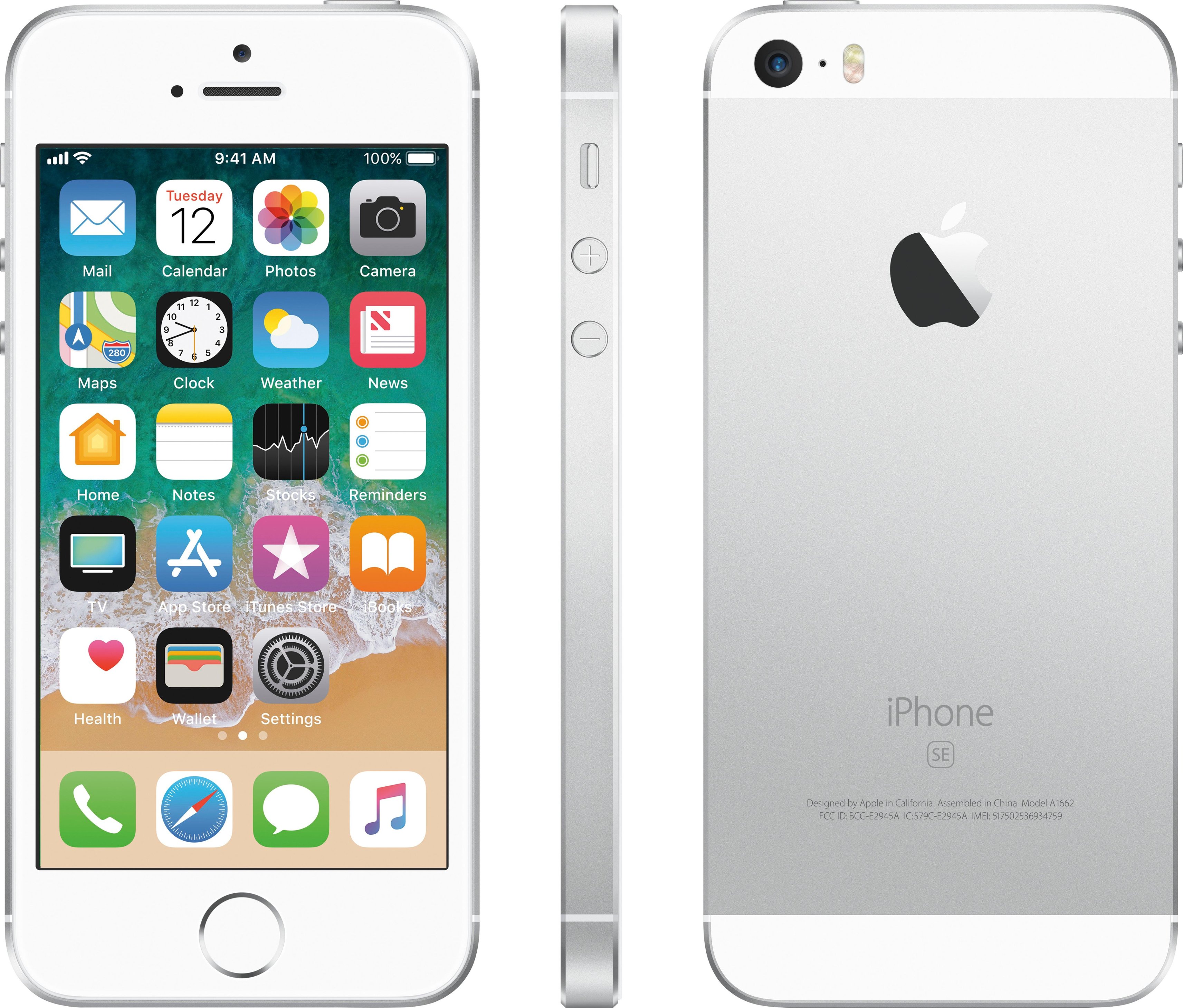 Apple iPhone SE 16GB Silver (Sprint) MLM32LL/A Best Buy