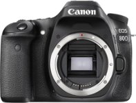 Front Zoom. Canon - EOS 80D DSLR Camera (Body Only) - Black.