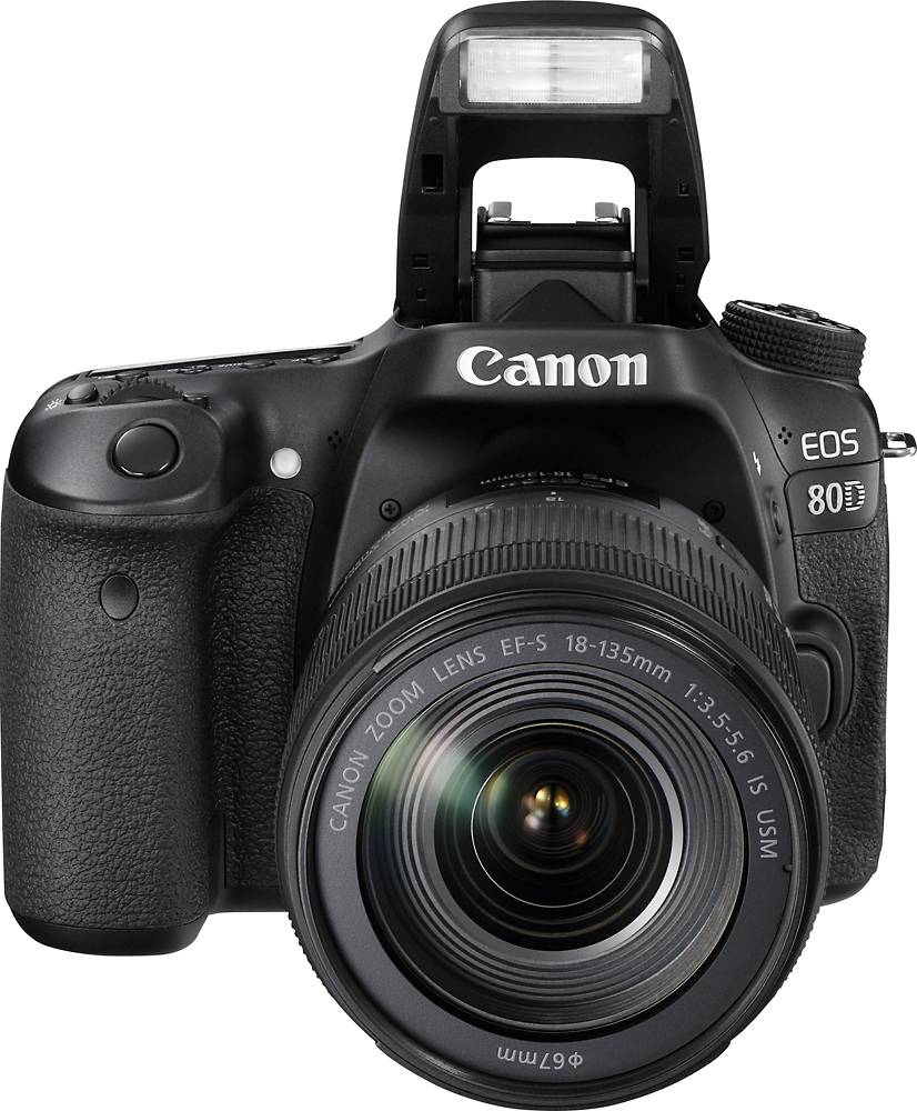 Best Buy: Canon EOS 80D DSLR Camera with 18-135mm IS USM Lens