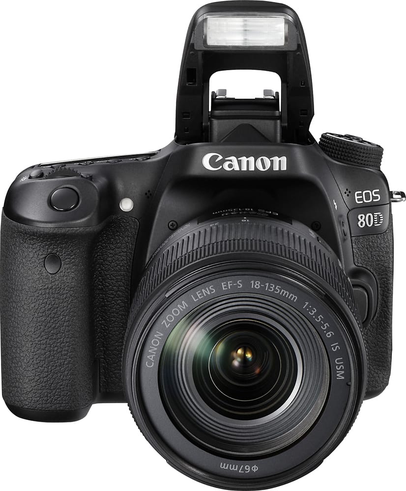 Best Buy: Canon EOS 80D DSLR Camera with 18-135mm IS USM Lens ...