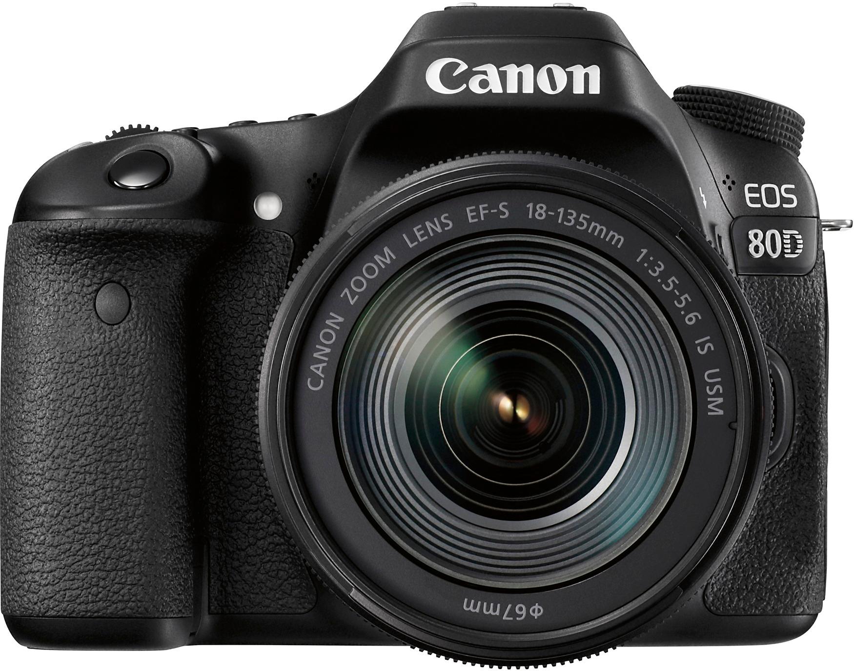 Canon EOS 80D Camera with IS USM Black 1263C006 - Buy
