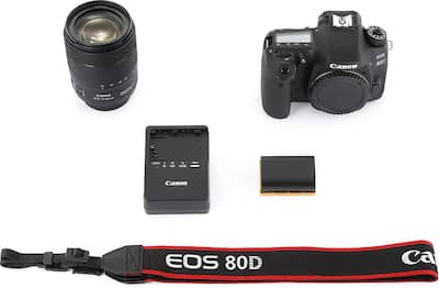 Canon EOS 80D DSLR Camera with 18 135mm IS USM Lens Black 1263C006 Canon EOS 80D DSLR Camera with 18 135mm IS USM Lens Black 1263C006