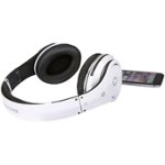 Front Zoom. Memorex - MHBT0545WM Over-the-Ear Wireless Headphones - White.