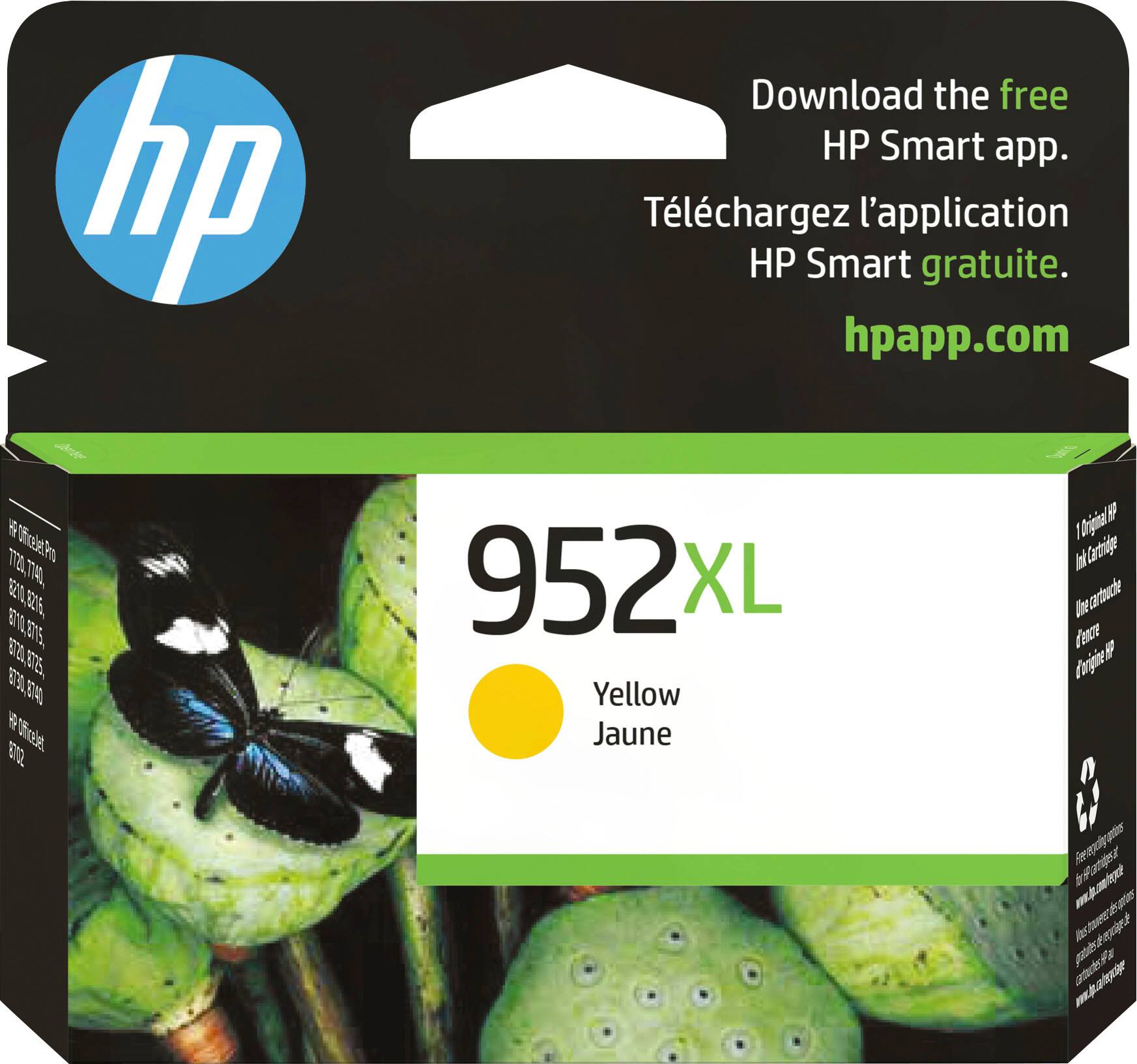 HP - 952XL High-Yield Ink Cartridge - Yellow