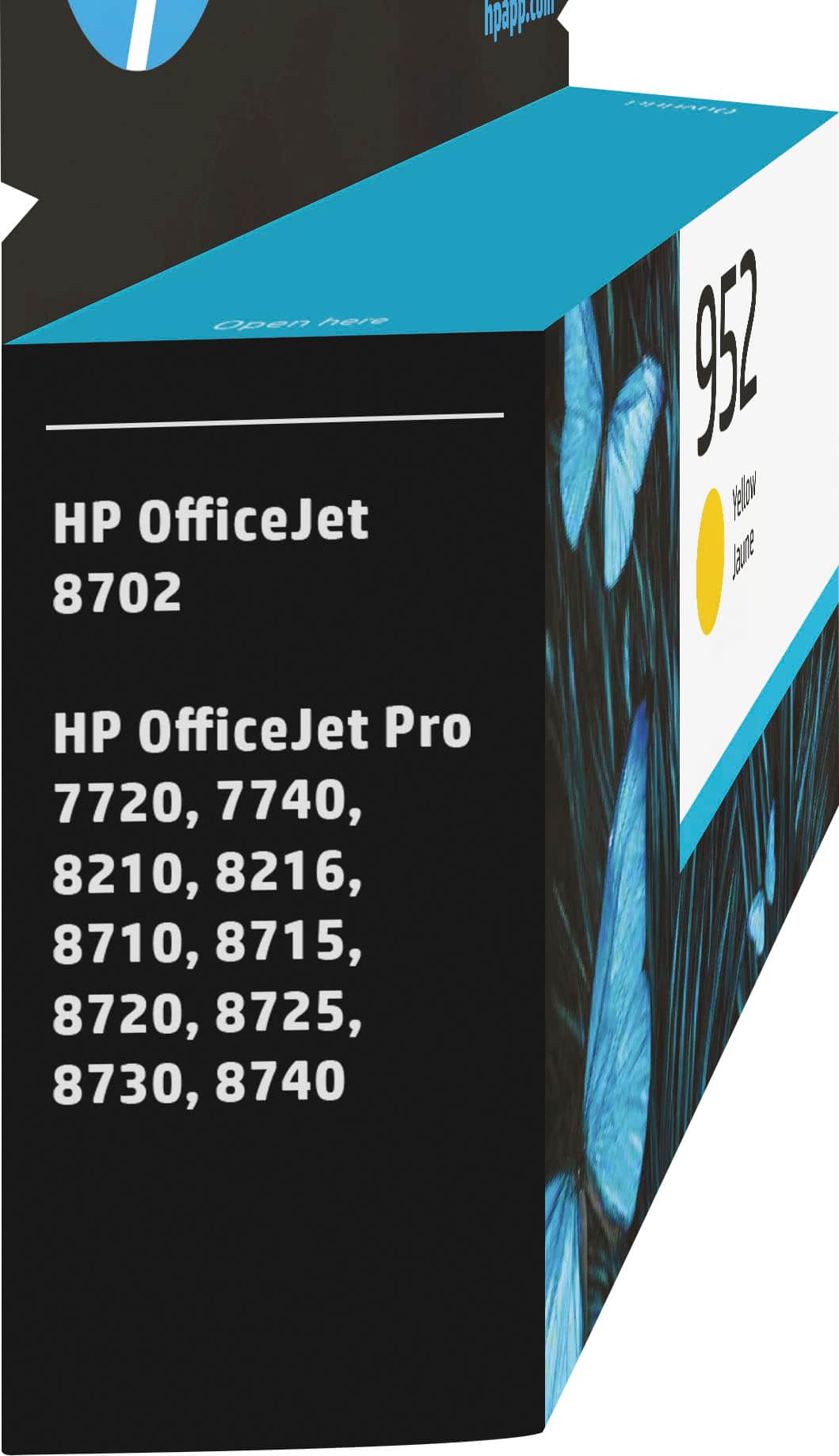 Alt View 12. HP - 952 Standard Capacity Ink Cartridge - Yellow.