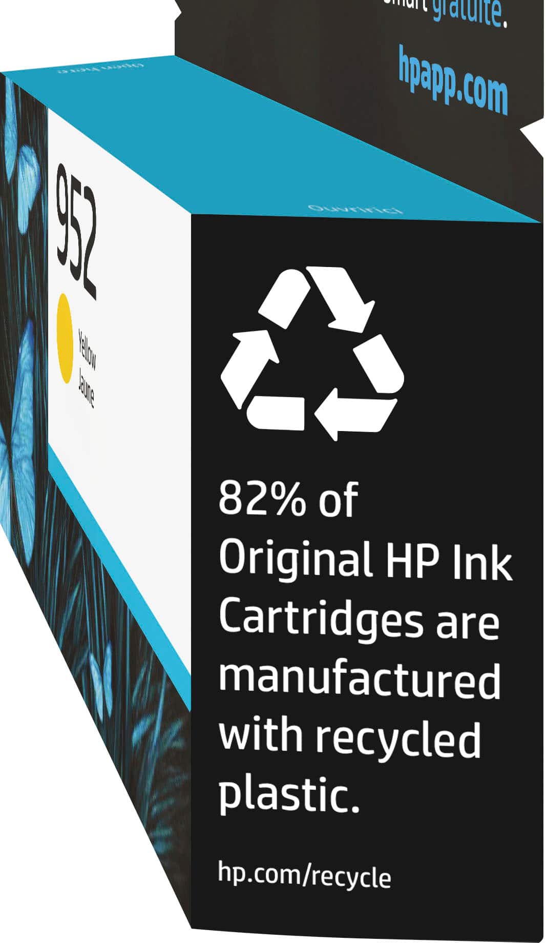 Alt View 13. HP - 952 Standard Capacity Ink Cartridge - Yellow.