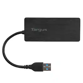Targus - USB 3.0 4-Port Hub - Black