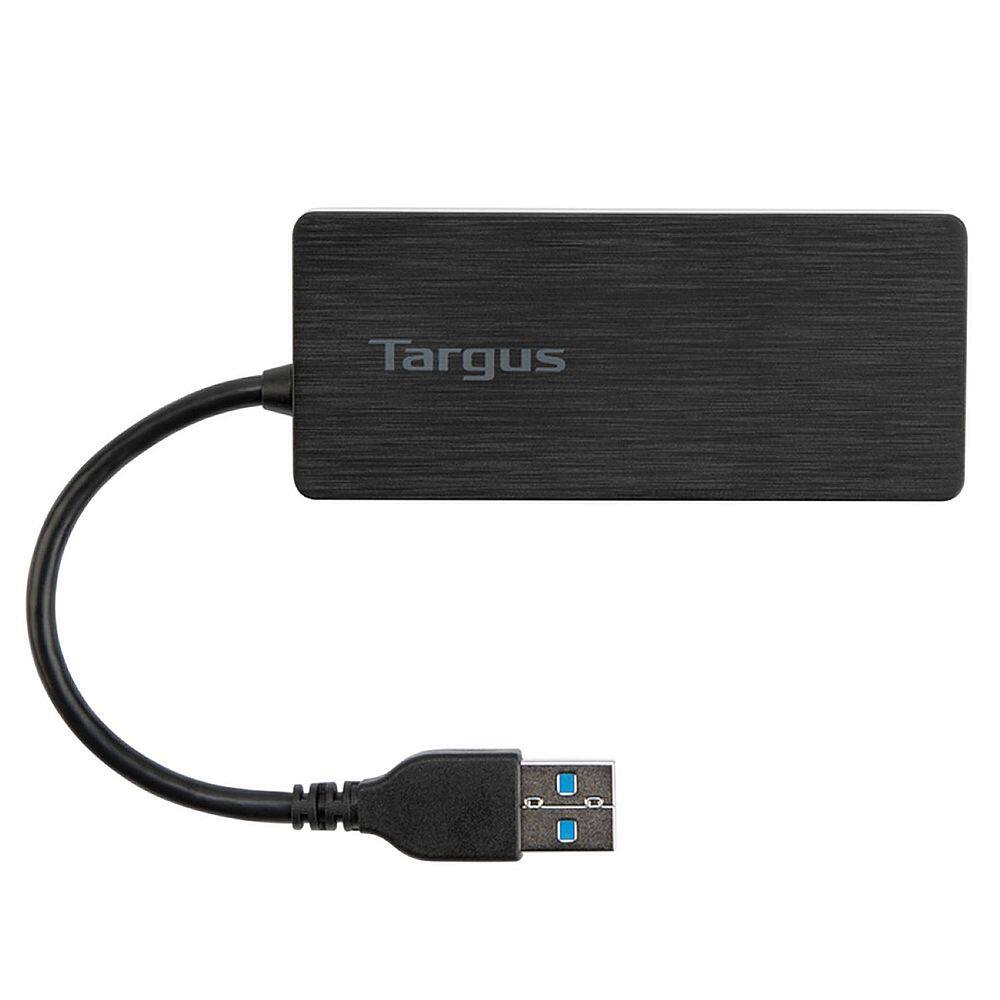 Front. Targus - USB 3.0 4-Port Hub - Black.