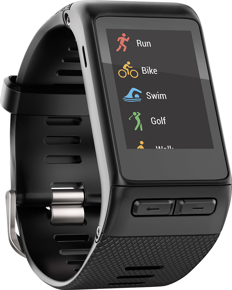 Best Buy: Garmin vivoactive HR Smartwatch Black 010-01605-03