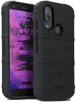 Front. Nakedcellphone - Special Ops Case for CAT S62 Pro Phone - Carbon Fiber.
