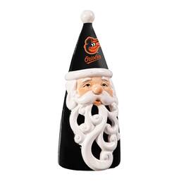 Evergreen Enterprises - Baltimore Orioles 8" LED Santa Statue - Black