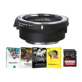 Sigma - MC-11 Lens Mount Converter (Canon EF to Sony E-Mount) Bundle